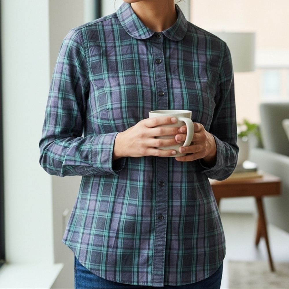 J. Crew Club-Collar Perfect Shirt